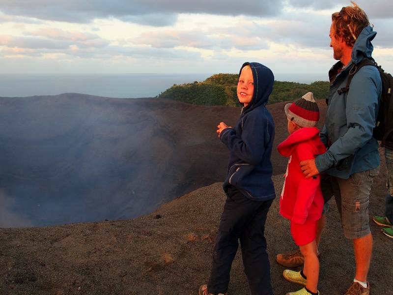 Wow, it's a real volcano