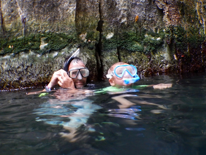 Cave explorers Alexis and Kai