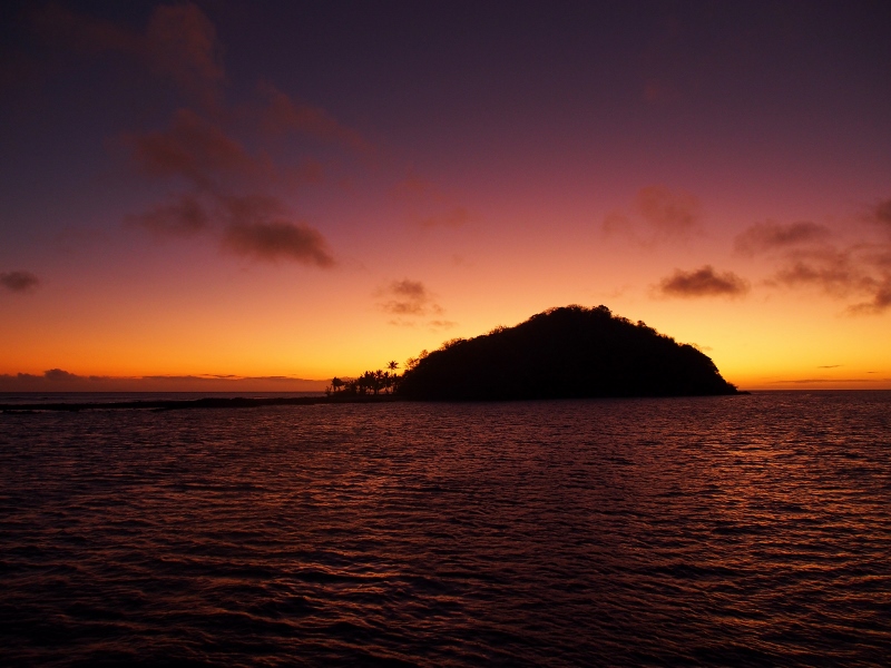 Sunset on Makogai