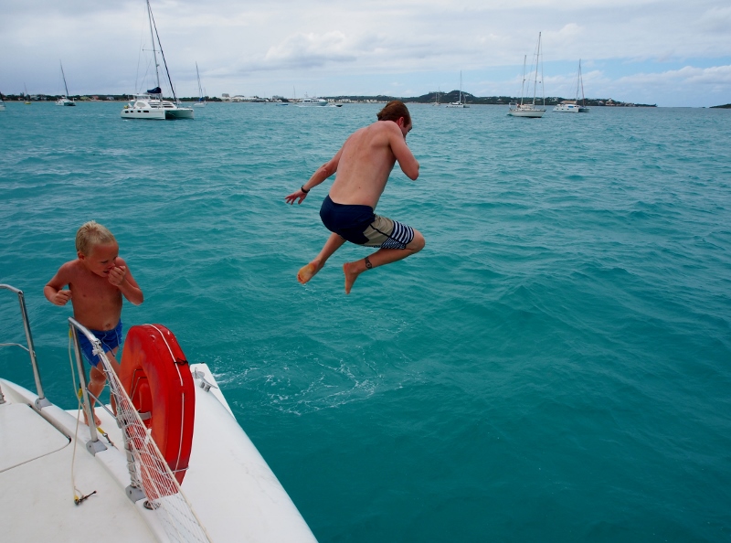 Christophe settling into the routine