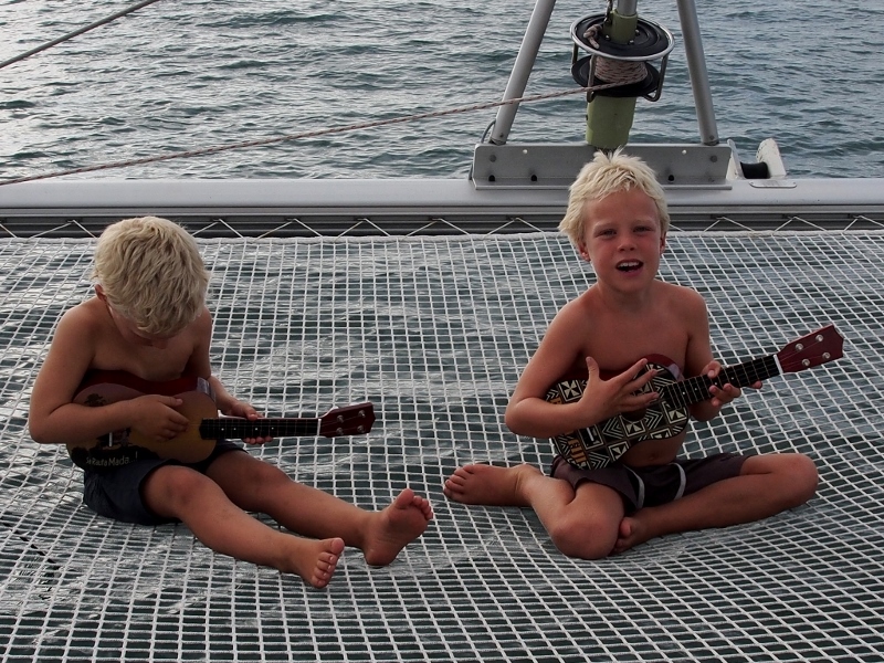 Thank you Noah and Kai for the ukuleles