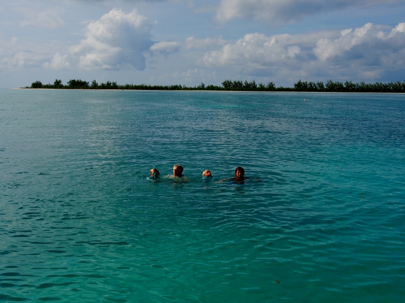 Cooling off in the water
