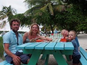 Lobster cook-out on the beach