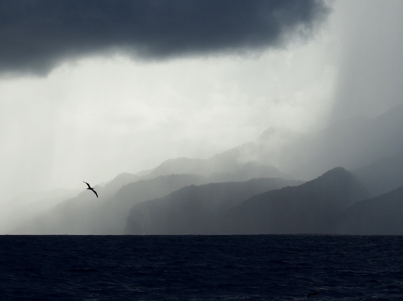 A bit of weather at the northern tip of Dominica
